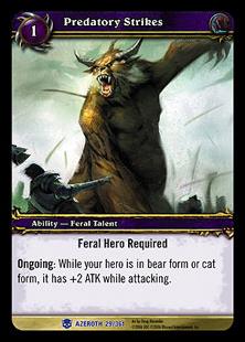 World of Warcraft: Heroes of Azeroth (Base Set) card 29 Predatory Strikes