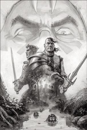 Cimmerian: Beyond the Black River issue 1-I Clara Tessier 1:40 Black & White Virgin Cover