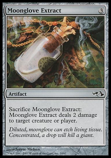 Magic the Gathering: Duel Decks: Elves vs. Goblins (Base Set) card 24 Moonglove Extract