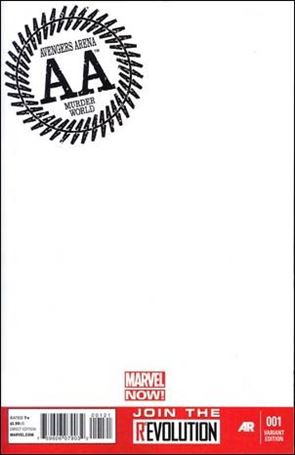 Avengers Arena issue 1-D Blank/Sketch Cover