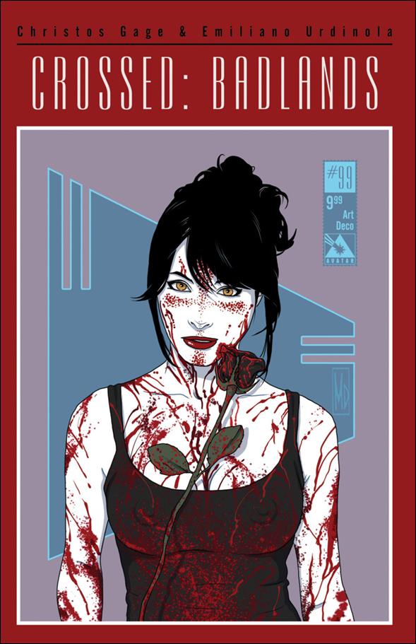 Crossed: Badlands issue 99-D Art Deco Cover