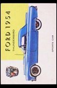 World on Wheels (Base Set) card 169 Ford Thunderbird 1954