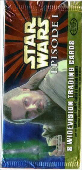 Star Wars: Episode I Widevision: Series 1 card 2-E Sealed Hobby Pack - Qui-Gon Jinn