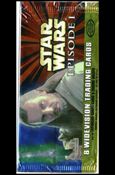 Star Wars: Episode I Widevision: Series 1 card 2-E Sealed Hobby Pack - Qui-Gon Jinn