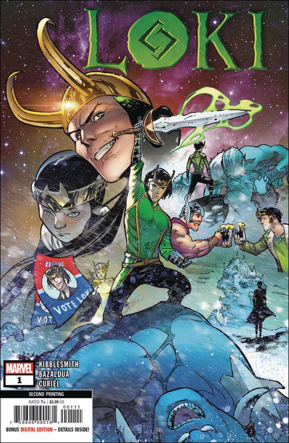 Loki (2019) issue 1-E Oscar Bazaldua Cover (2nd Printing)