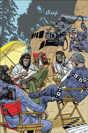 Planet of the Apes: The Simian Age issue 1-B Michael Allred Cover