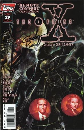 X-Files (1995) issue 29-B DF Set (Signed by Gordon Purcell) 1/300