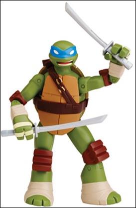 Teenage Mutant Ninja Turtles (2012) figure 32-B Leonardo (Battle Shell) Loose