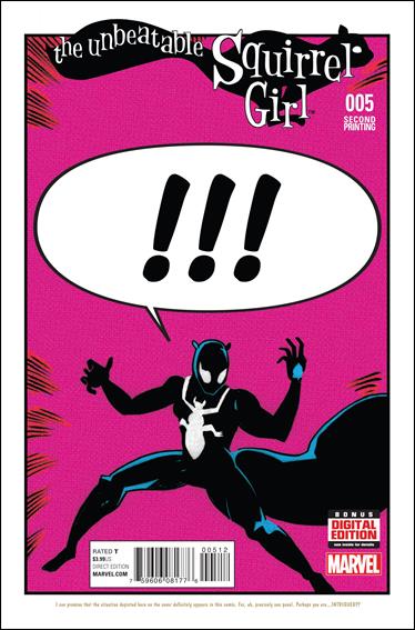 Unbeatable Squirrel Girl (2015/03) issue 5-B (2nd Printing)