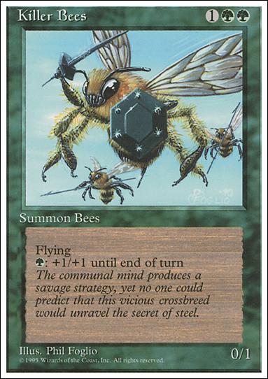Magic the Gathering: 4th Edition (Base Set) card 254 Killer Bees