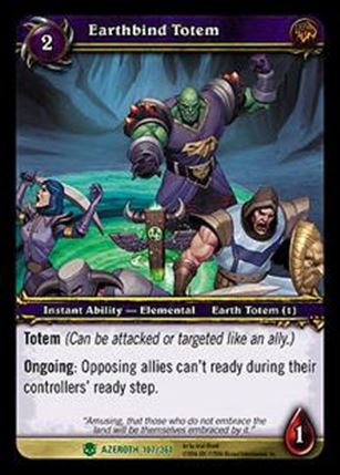 World of Warcraft: Heroes of Azeroth (Base Set) card 107 Earthbind Totem