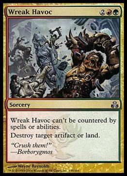 Magic the Gathering: Guildpact (Base Set) card 139 Wreak Havoc