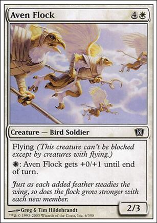 Magic the Gathering: 8th Edition (Base Set) card 6 Aven Flock