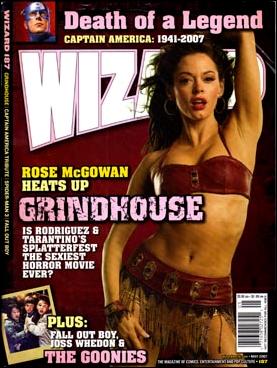 Wizard: The Magazine of Comics, Entertainment and Pop Culture issue 187-C Grindhouse Photo Cover