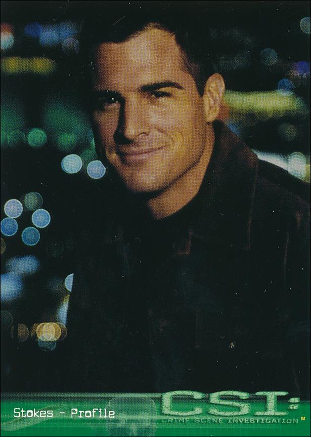 CSI: Crime Scene Investigation - Series One (Base Set) card 65 Stokes - Profile