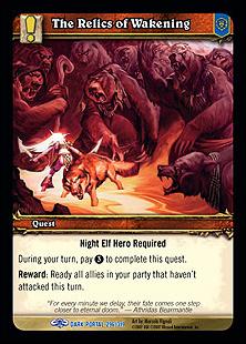 World of Warcraft: Through the Dark Portal (Base Set) card 296 The Relics of Wakening