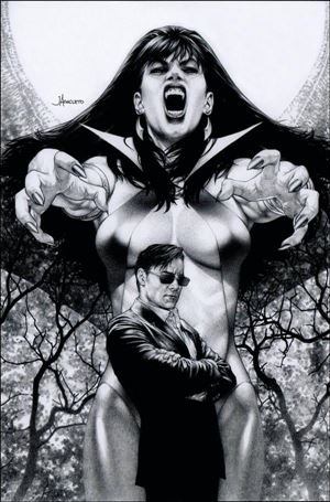 Vampirella / Dracula: Rage issue 2-L Jay Anacleto 1:25 Virgin Line Art Cover