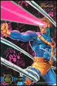 Marvel Annual Flair '95 (FlairPrint Subset) card 2 Cyclops