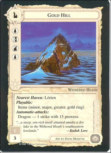 Middle-Earth: The Dragons (Base Set) card 59 Gold Hill