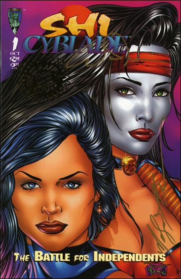 Shi/Cyblade: The Battle for Independents issue 1-D Golden Apple Foil Stamped Cover