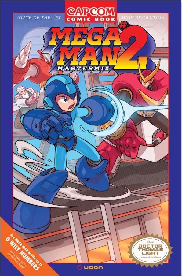Mega Man Mastermix issue 2-C 1:20 Game Package Cover