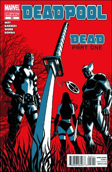 Deadpool (2008) issue 50-D Dave Johnson Blue Cover (2nd Printing)