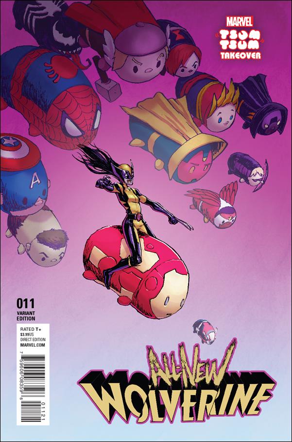 All-New Wolverine  issue 11-B Jake Parker Tsum Tsum Cover