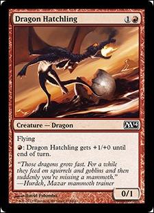 Magic the Gathering: 2014 Core Set (Base Set) card 138 Dragon Hatchling