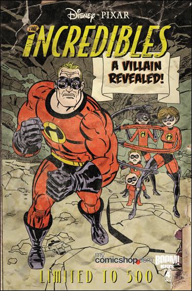 Incredibles: Family Matters issue 4-C Tom Scioli mycomicshop.com Cover 1/500