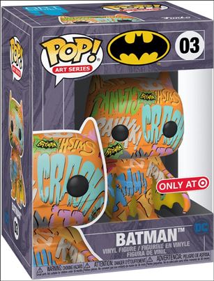 POP! Art Series figure 3 Batman (Orange) Target Exclusive