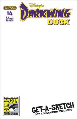 Darkwing Duck issue 14-C San Diego Comic-Con Blank Cover