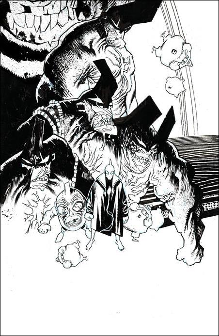 Ultramega issue 6-D James Harren B&W Virgin 1:25 Cover