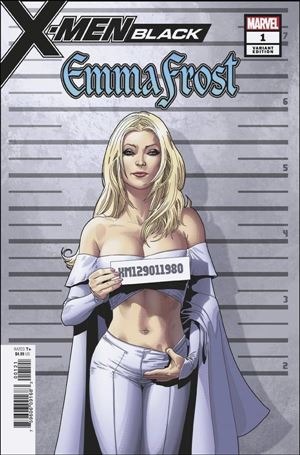 X-Men Black: Emma Frost issue 1-B Salvador Larroca Mugshot Cover