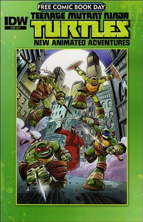 Teenage Mutant Ninja Turtles New Animated Adventures Free Comic Book Day  Cover Image 1