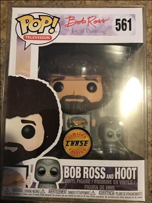 POP! Television figure 561 Bob Ross and Hoot Chase