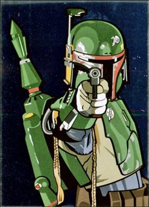 Star Wars Galaxy: Series 5 (Foil Subset) card 2 Boba Fett Silver Foil