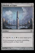 Magic the Gathering: Shards of Alara (Base Set) card 213 Obelisk of Esper