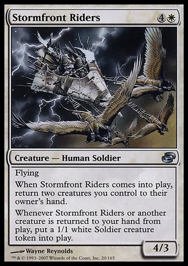 Magic the Gathering: Planar Chaos (Base Set) card 20 Stormfront Riders