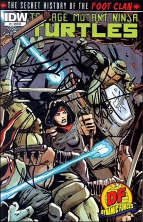 Teenage Mutant Ninja Turtles: The Secret History of the Foot Clan issue 1-M DF Eastman Cover (Signed/Rmkd by Ken Haeser) 1/xxx