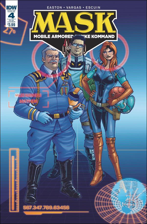 M.A.S.K.: Mobile Armored Strike Kommand issue 4-C Andrew Griffith Subscription Cover