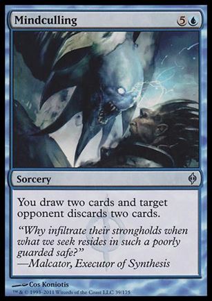 Magic the Gathering: New Phyrexia card 39 Mindculling
