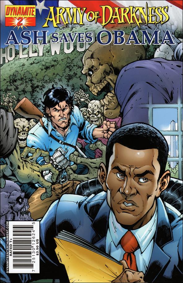 Army of Darkness: Ash Saves Obama issue 2 Todd Nauck 3:4 Cover