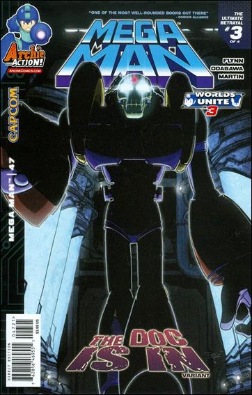 Mega Man issue 47-B T. Rex Cover