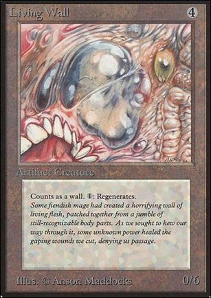 Magic the Gathering: Limited Edition Beta (Base Set) card 260 Living Wall