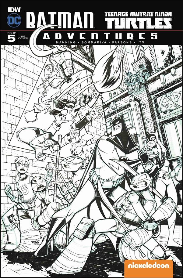 Batman/Teenage Mutant Ninja Turtles Adventures issue 5-E Jon Sommariva NC Comicon Oak City Cover