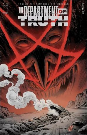 Department of Truth issue 4-F Brian Level Comic Kingdom Trade Dress Cover, 1/500