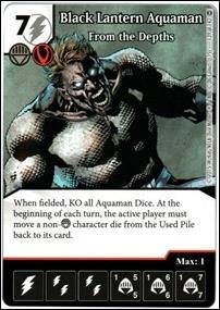 DC Comics Dice Masters War of Light card 139 Black Lantern Aquaman: From the Depths 