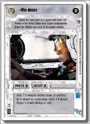 Star Wars: Hoth Revised (Base Set) card 106 Wes Janson