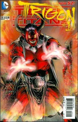 Teen Titans (2011) issue 23.1 Trigon 3D Cover