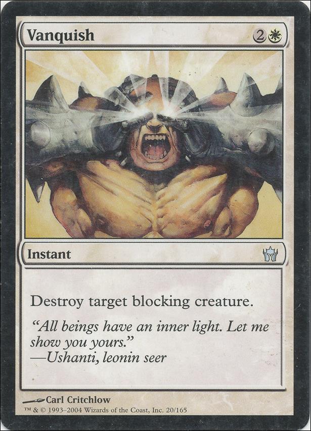 Magic the Gathering: Fifth Dawn (Base Set) card 20 Vanquish